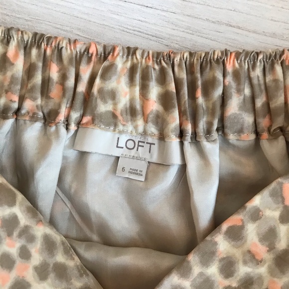 LOFT Polka Dot Skirt (Size 6) - Picture 5 of 6